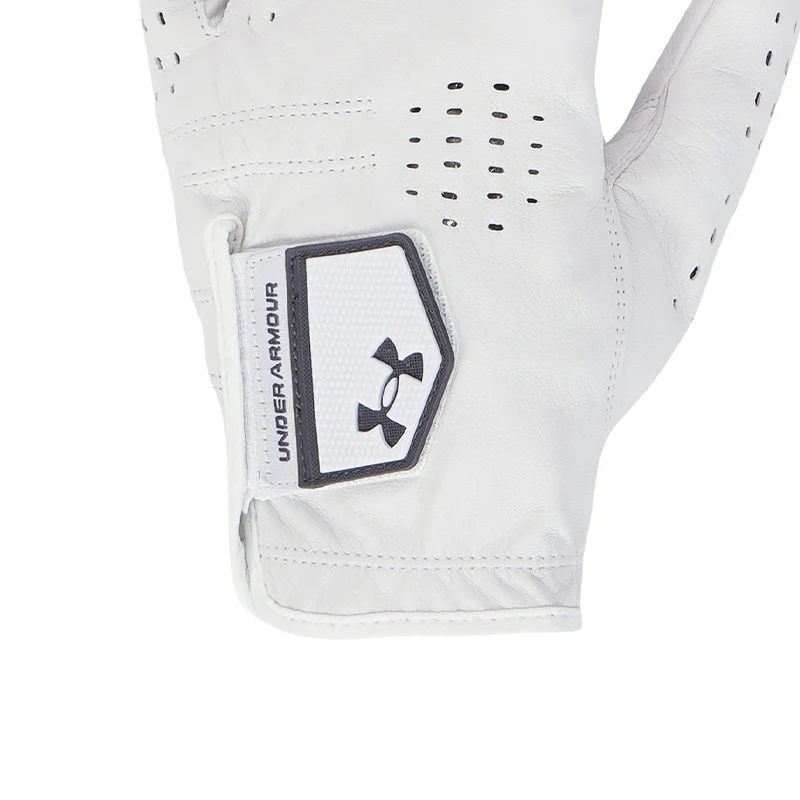 UNDER ARMOUR Tour Leather Men's Glove (White) - Image 4