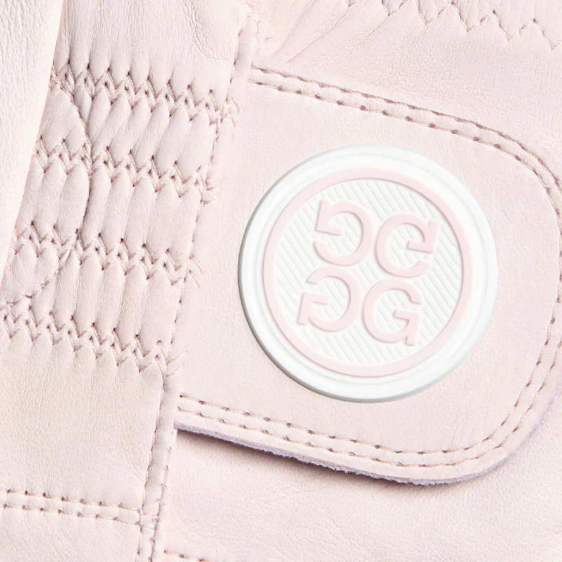GFORE Signature Women's Leather Glove (Blush) - Image 3