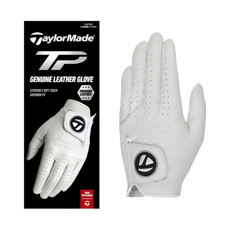 TAYLORMADE Tour Preferred Men's Leather Glove (White) - Image 3