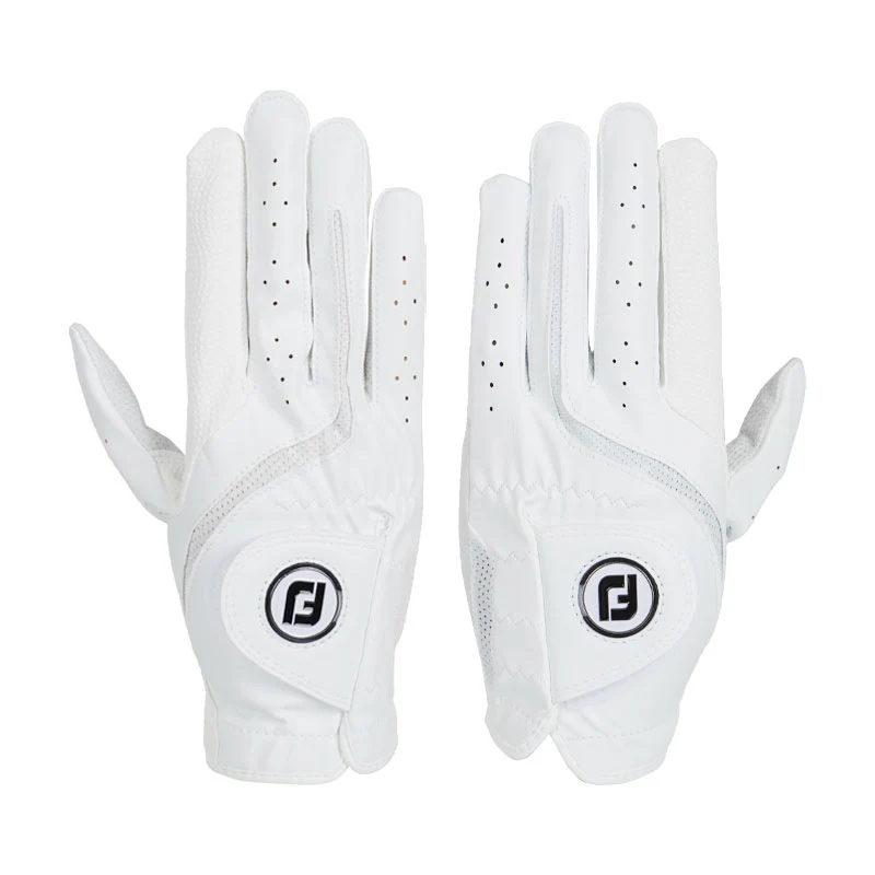 FOOTJOY GTXtreme Asian Women's Leather Pair Gloves (White/White) - Image 3