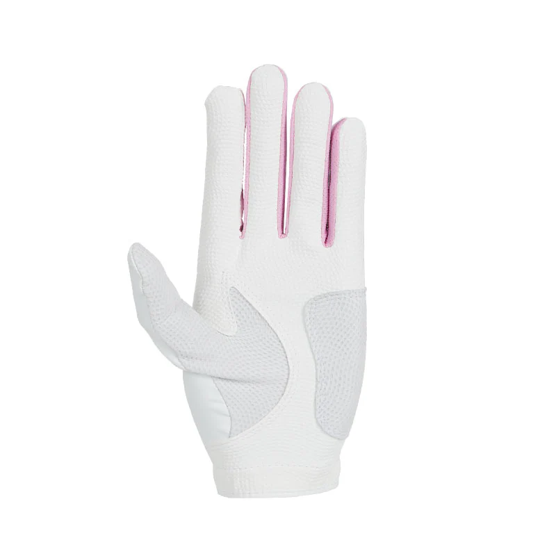 FOOTJOY GTXtreme Asian Women's Leather Pair Gloves (White/Pink) - Image 2