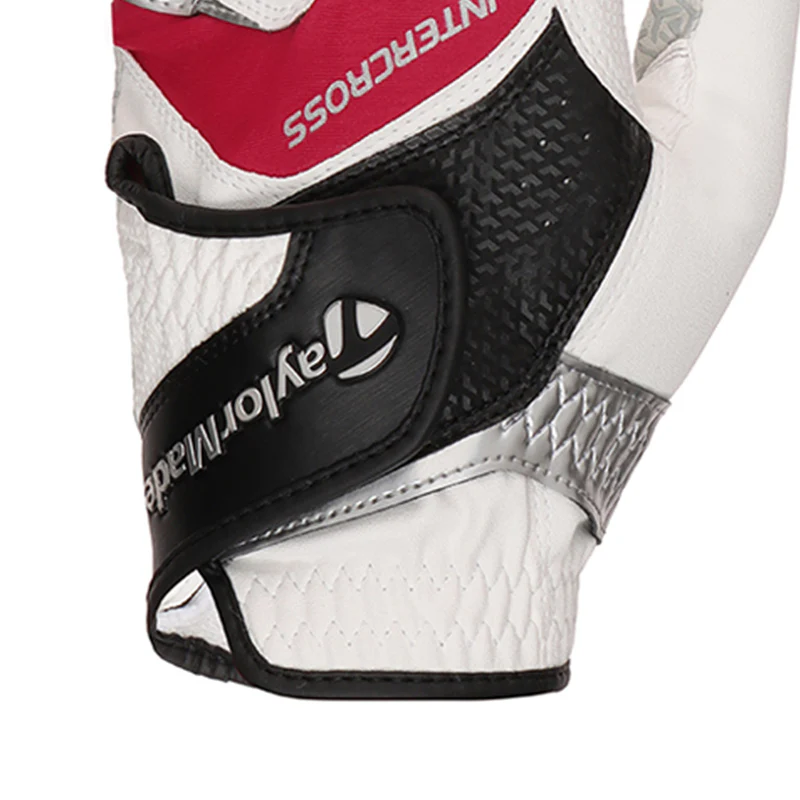 TAYLORMADE Intercross 6.0 All-Weather Men's Glove (White/Red) - Image 4