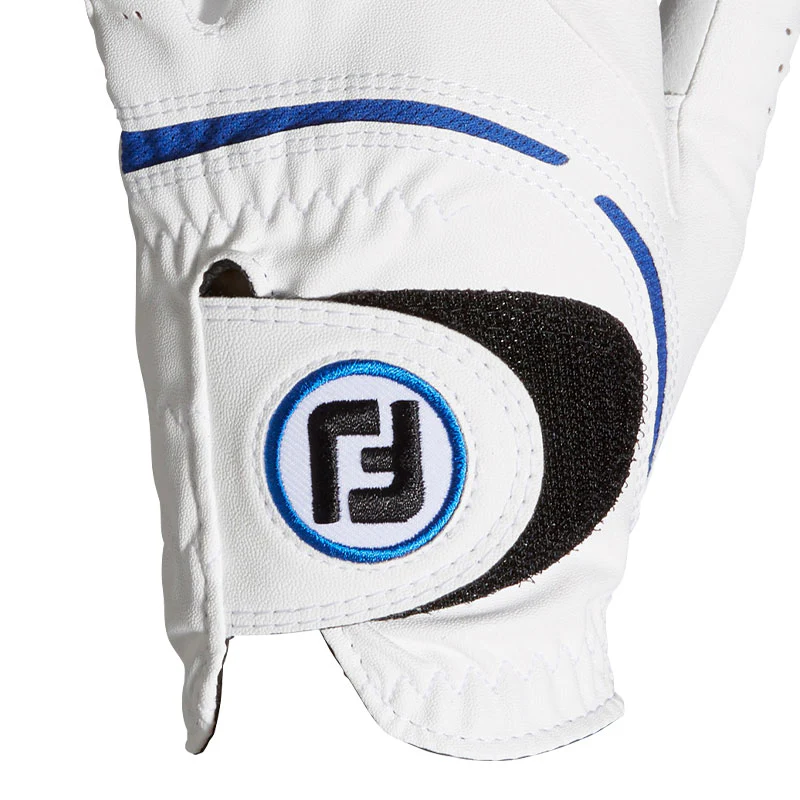 FOOTJOY WeatherSof Men's All-Weather Glove (White/Blue) - Image 3