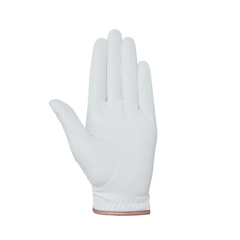 TAYLORMADE Player's All Weather Women's Pair Gloves (White/Pink) - Image 2