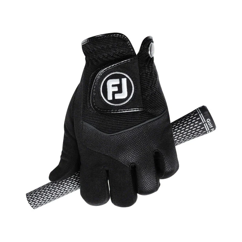 FOOTJOY RainGrip Men's All-Weather Glove (Black/Black) - Image 3