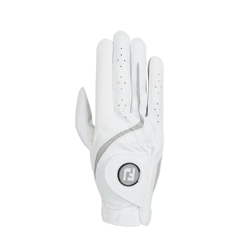FOOTJOY GTXtreme Asian Women's Leather Pair Gloves (White/Grey)
