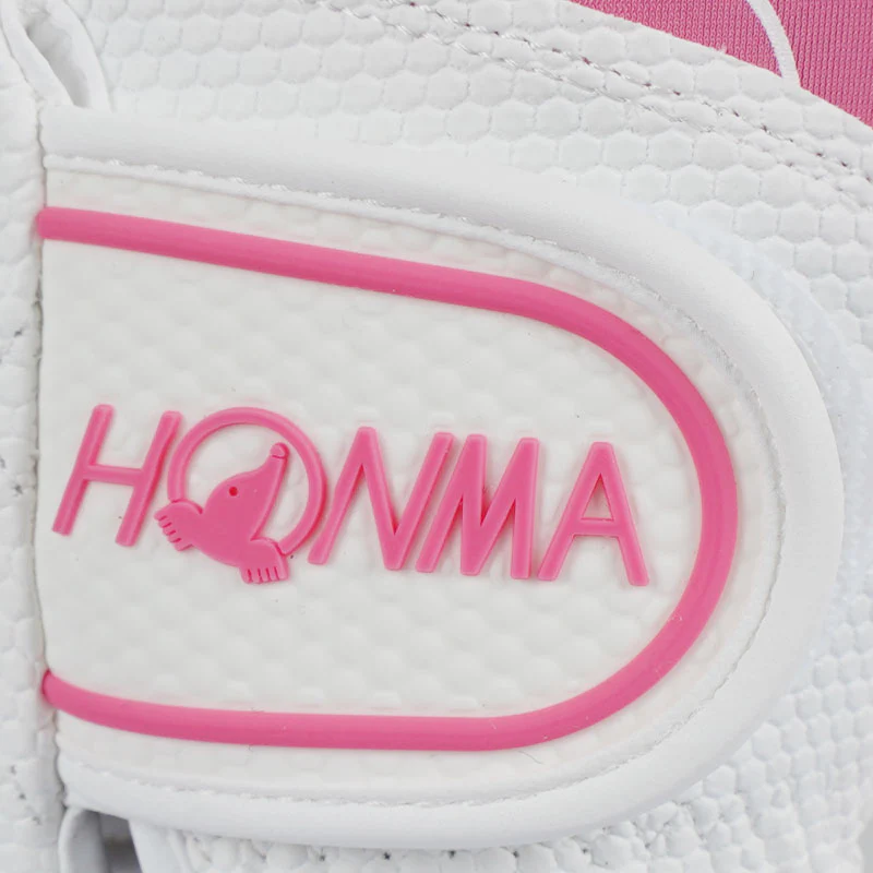 HONMA Men's All-Weather Glove (White/Pink) - Image 3