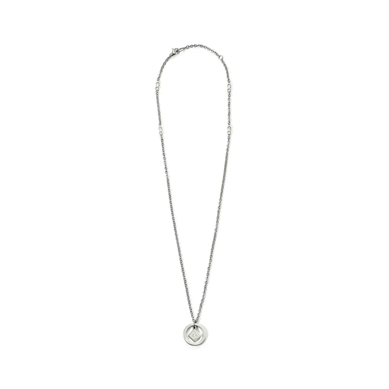 COLANTOTTE COA Zest Round Necklace (Silver) - Image 5