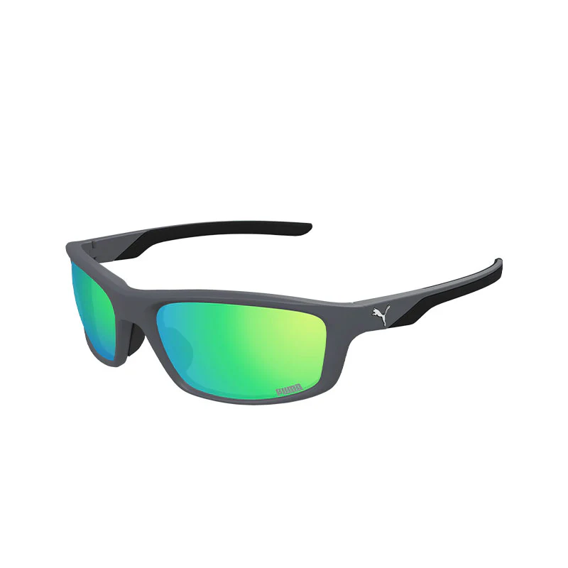 PUMA PU0408S Black/Green Sunglasses - Image 2