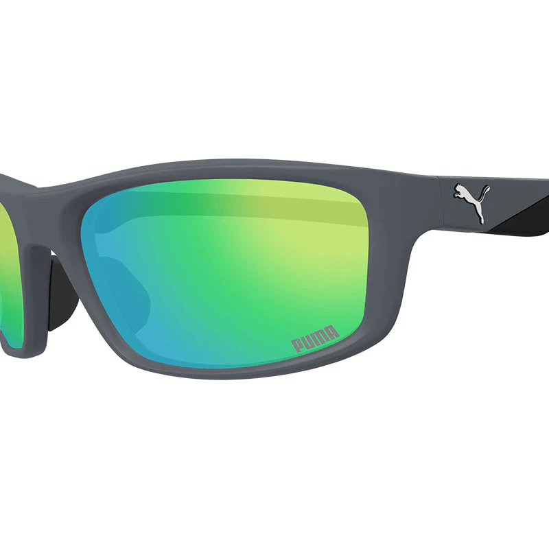 PUMA PU0408S Black/Green Sunglasses - Image 4