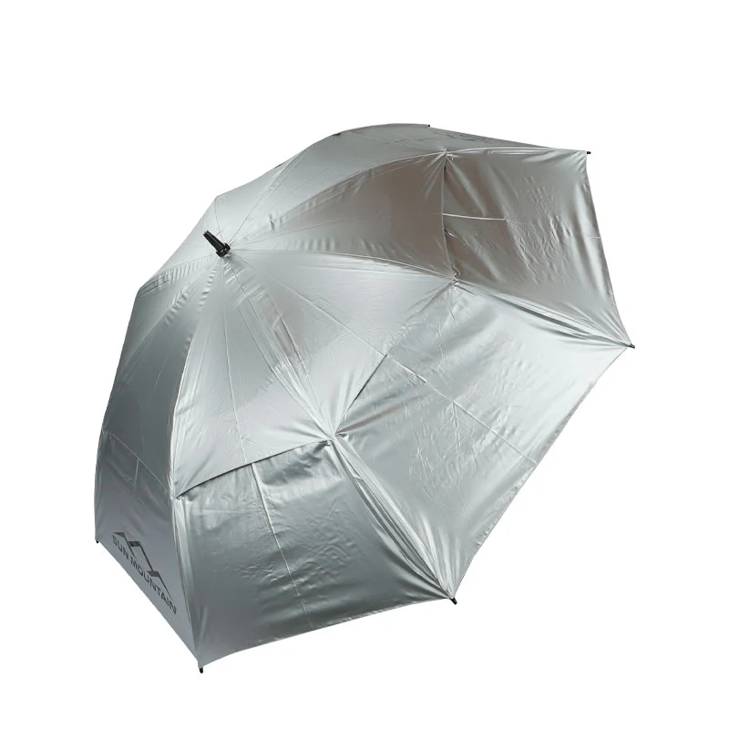 SUN MOUNTAIN 68" Double Canopy Umbrella (Silver) - Image 2