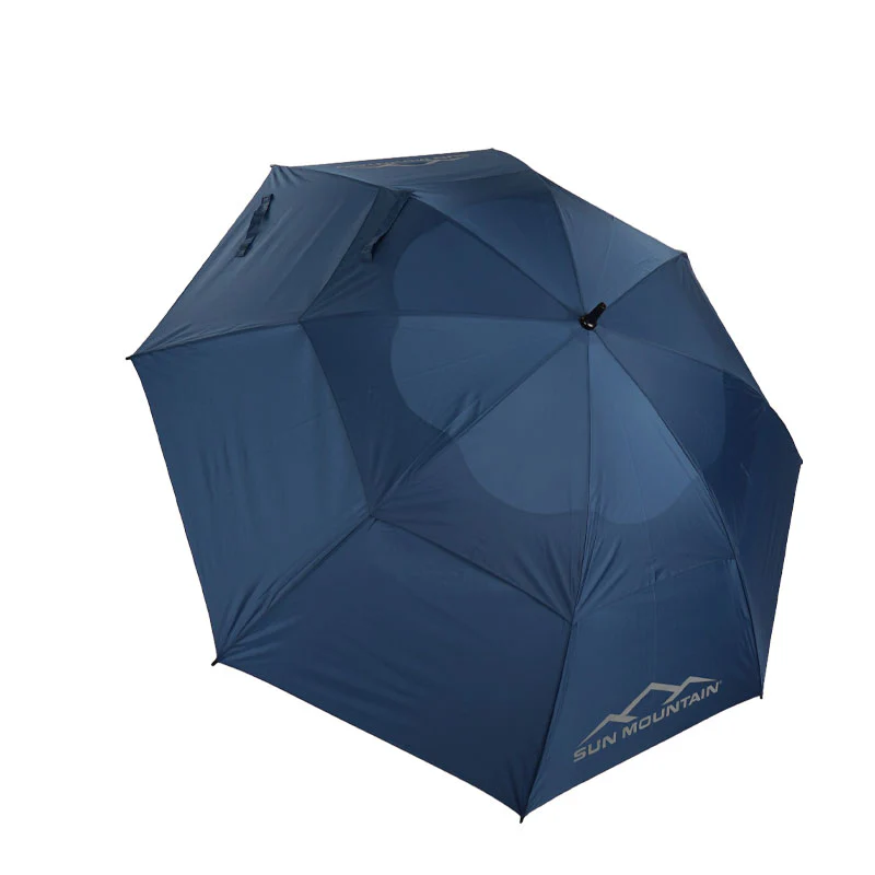 SUN MOUNTAIN 68" Double Canopy Manual Umbrella (Navy) - Image 3