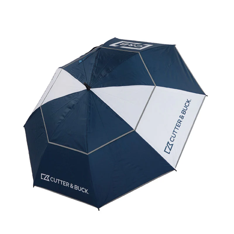 CUTTER & BUCK 30" Double Layer Umbrella (Blue) - Image 2