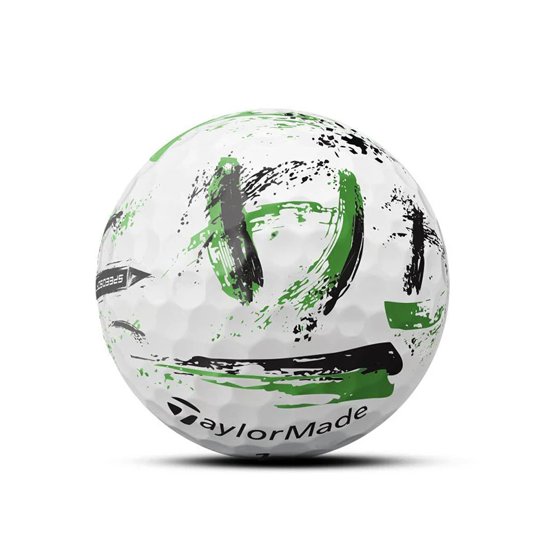 TAYLORMADE SpeedSoft Ink (2024) (Green) Golf Ball - Image 4
