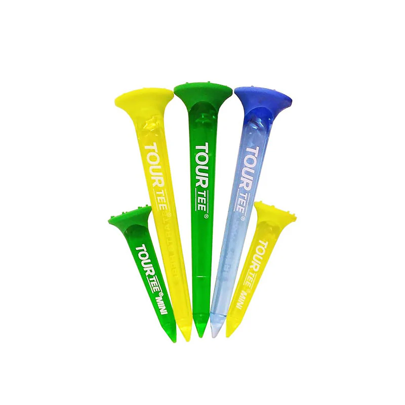 TOUR TEE Combo Neon Blue Tees 80mm - 5 Pieces - Image 3