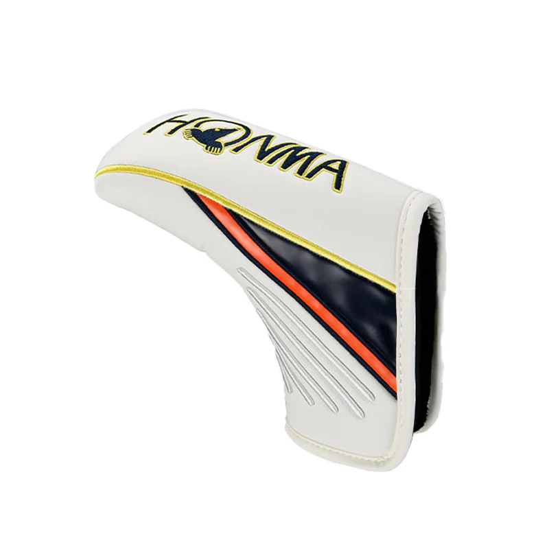 HONMA Pro Blade Putter Headcover (White/Orange)