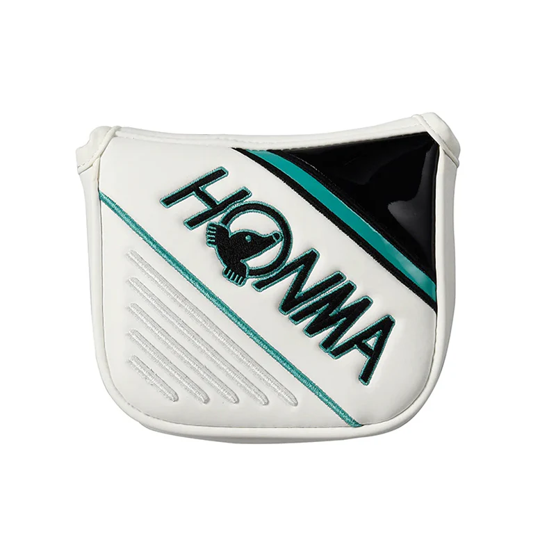 HONMA Pro Mullet Putter Headcover (White/Green)