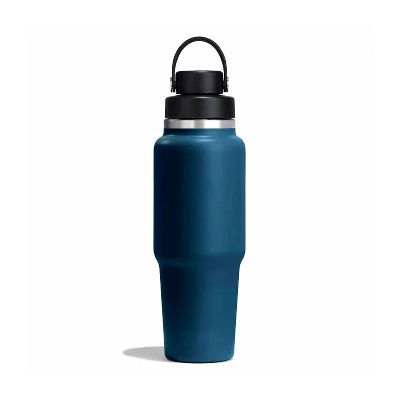 HYDRO FLASK Wide Mouth Travel Bottle With Flex Chug Cap 32oz (Indigo) - Image 2