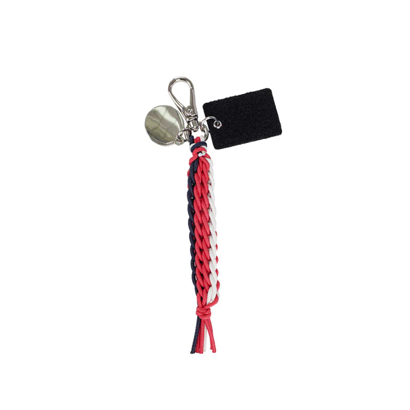 LE COQ SPORTIF GOLF Braided Tee Holder (Pink/White) - Image 2