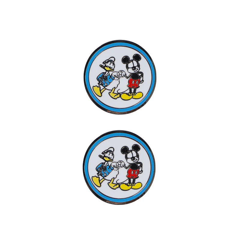 DISNEY Mickey & Friends 2 Ball Marker & 1 Hat Clip Set (Blue)