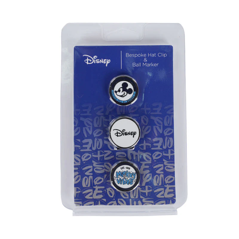 DISNEY Mickey & Friends 2 Ball Marker & 1 Hat Clip Set (Blue) - Image 4